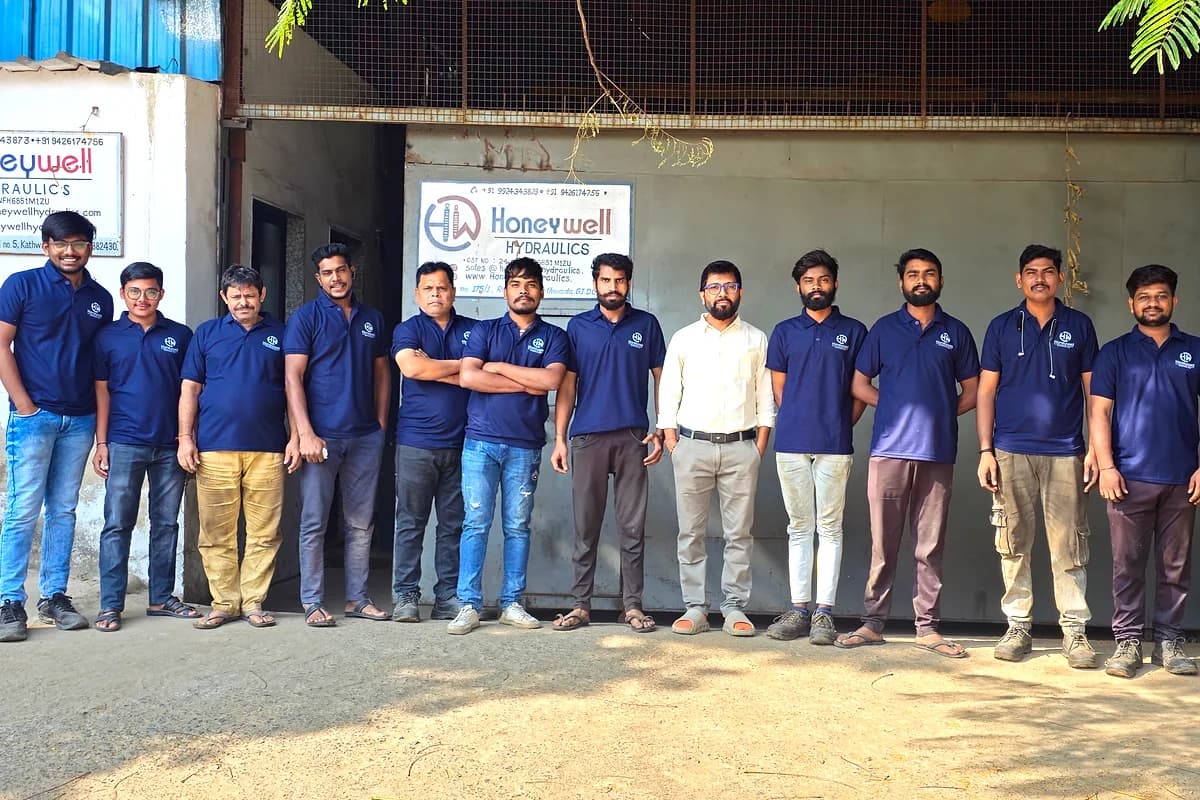 Honeywell Hydraulics engineering, design, and production management team in Ahmedabad Gujarat