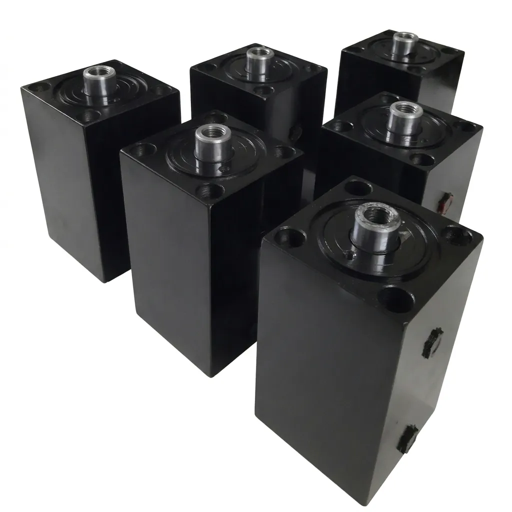 Compact square body hydraulic jack cylinder for die clamping and fixture tooling in India