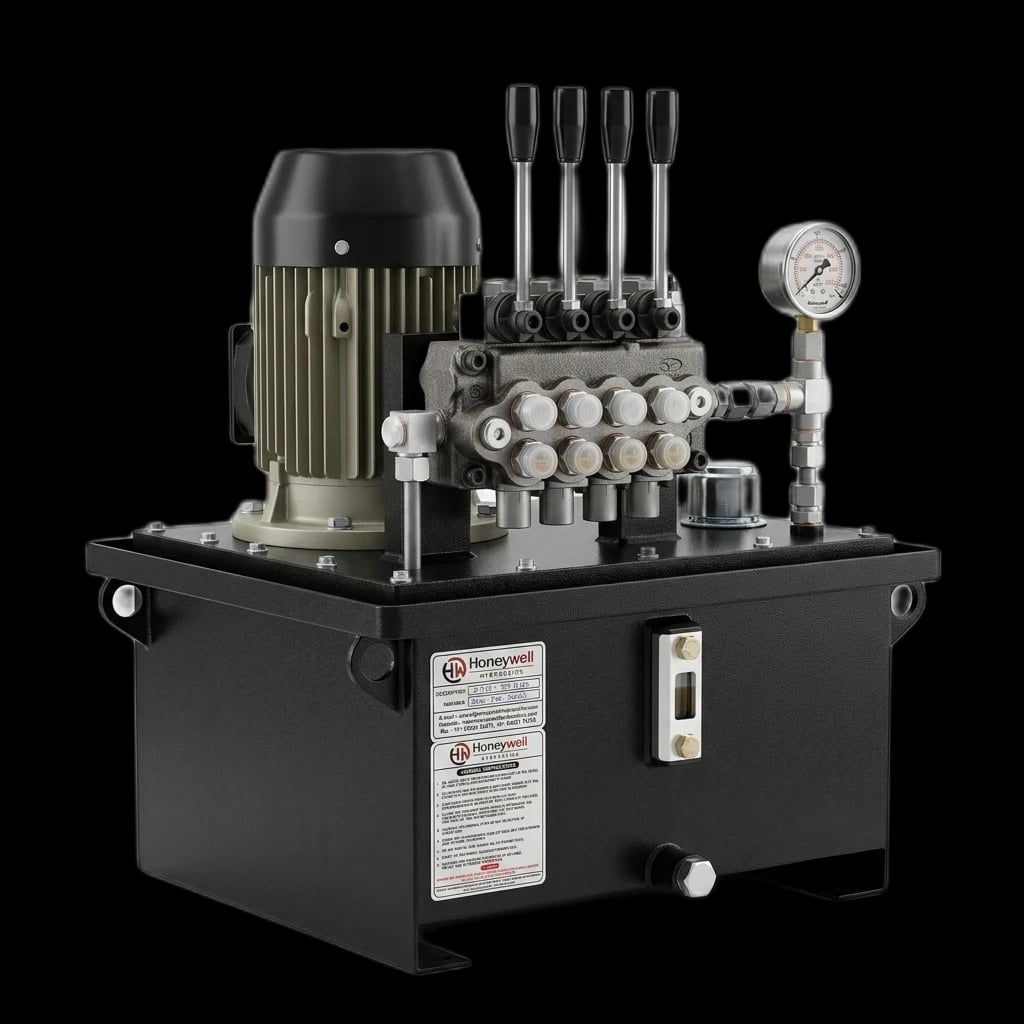 Hand lever operated hydraulic power pack for manual control